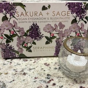 Sakura and Sage eyeshadow and blush palette
